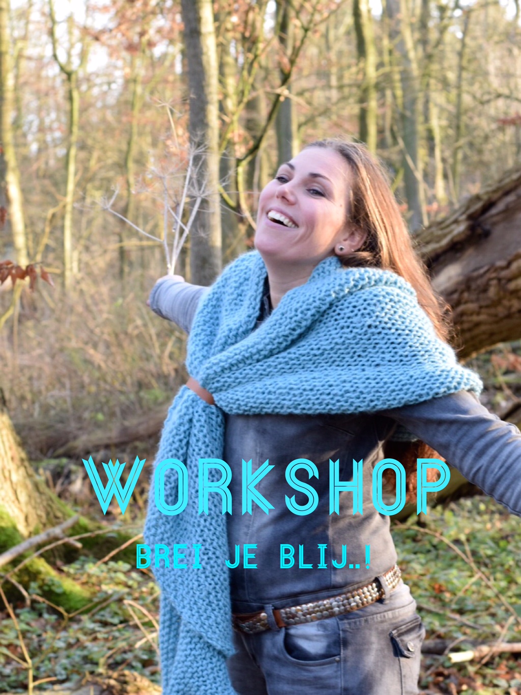 Extra Workshop Stoere Omslagsjaal Breien Happy Handmade Living